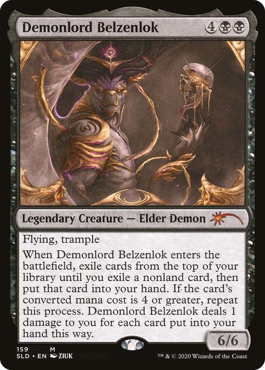 Demonlord Belzenlok in the group Magic the Gathering / Types / Colors / Black at Proxyprinters.com (14370)