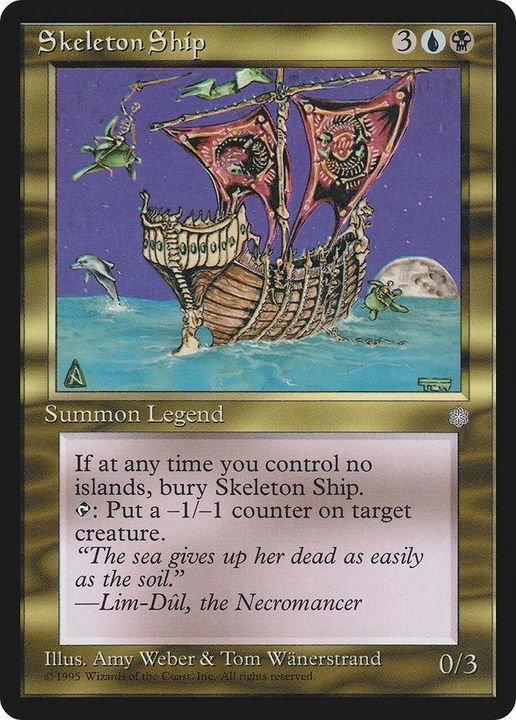 Skeleton Ship in the group Magic the Gathering / Types / Colors / Multicolors / B, U at Proxyprinters.com (14374)