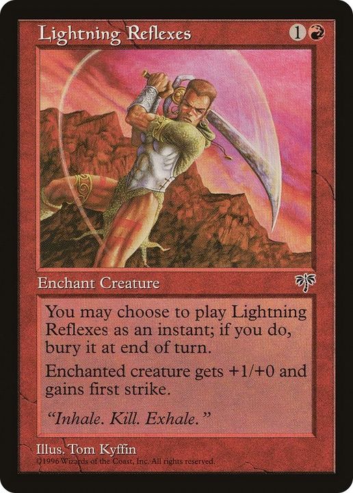 Lightning Reflexes in the group Magic the Gathering / Sets / Mirrodin Besieged Tokens at Proxyprinters.com (14377)