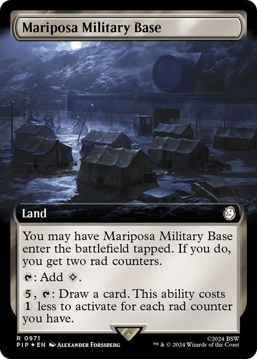 Mariposa Military Base in the group Magic the Gathering / Sets / Fallout at Proxyprinters.com (14389)