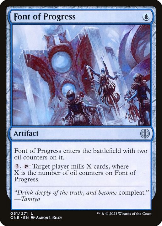 Font of Progress in the group Magic the Gathering / Types / Artifacts / Artifact at Proxyprinters.com (14399)