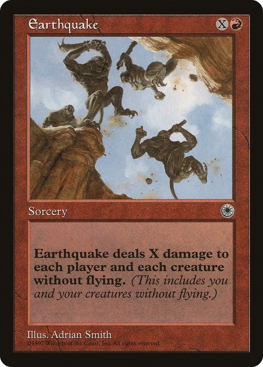 Earthquake in the group Magic the Gathering / Types / Colors / Red at Proxyprinters.com (14406)