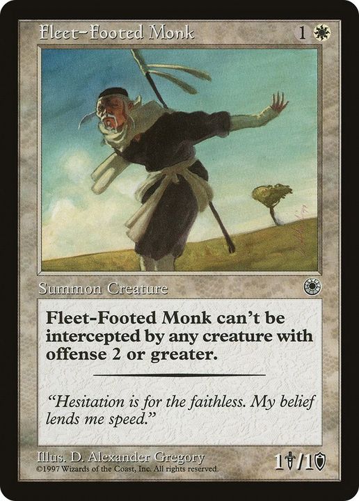 Fleet-Footed Monk in the group Magic the Gathering / Types / Creatures / Human at Proxyprinters.com (1441)