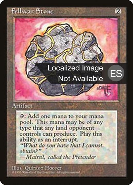 Fellwar Stone in the group Magic the Gathering / Sets / Fourth Edition Foreign Black Border at Proxyprinters.com (14410)