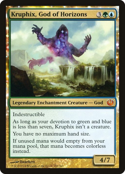 Kruphix, God of Horizons in the group Magic the Gathering / Types / Enchantment / Legendary Enchantment at Proxyprinters.com (14436)