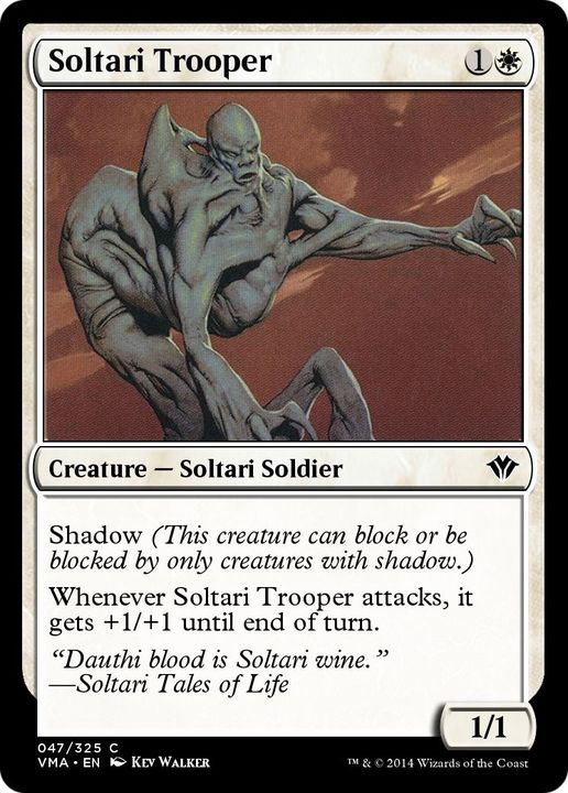 Soltari Trooper in the group Magic the Gathering / Types / Colors / White at Proxyprinters.com (14477)