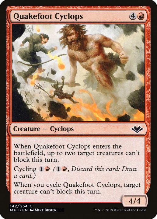 Quakefoot Cyclops in the group Magic the Gathering / Types / Colors / Red at Proxyprinters.com (14478)