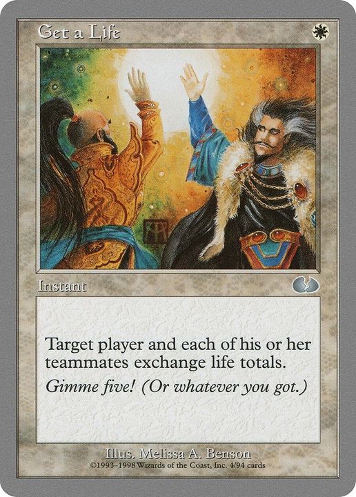 Get a Life in the group Magic the Gathering / Types / Colors / White at Proxyprinters.com (14479)