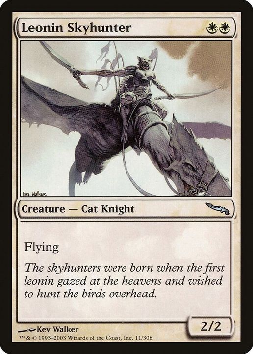 Leonin Skyhunter in the group Magic the Gathering / Types / Colors / White at Proxyprinters.com (14483)