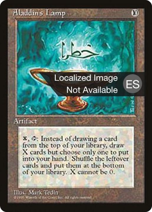 Aladdin's Lamp in the group Magic the Gathering / Sets / Fourth Edition Foreign Black Border at Proxyprinters.com (14499)