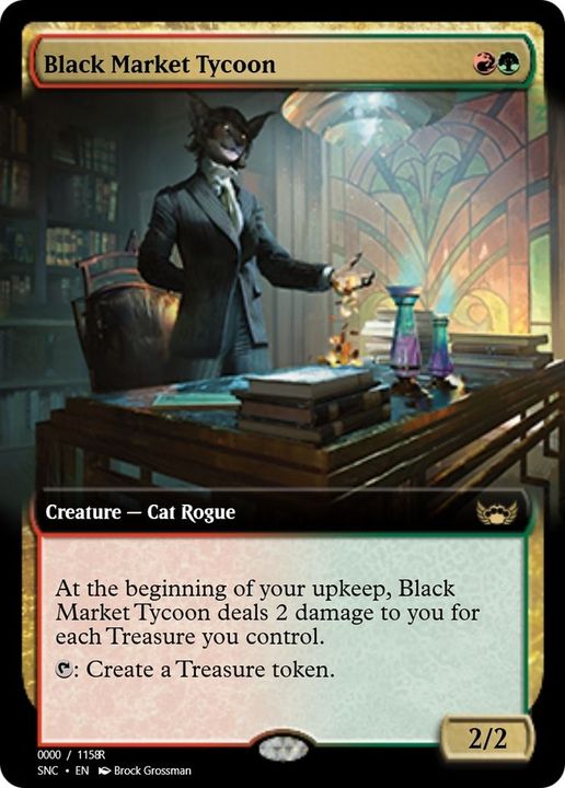 Black Market Tycoon in the group Magic the Gathering / Types / Colors / Multicolors / G, R at Proxyprinters.com (14519)