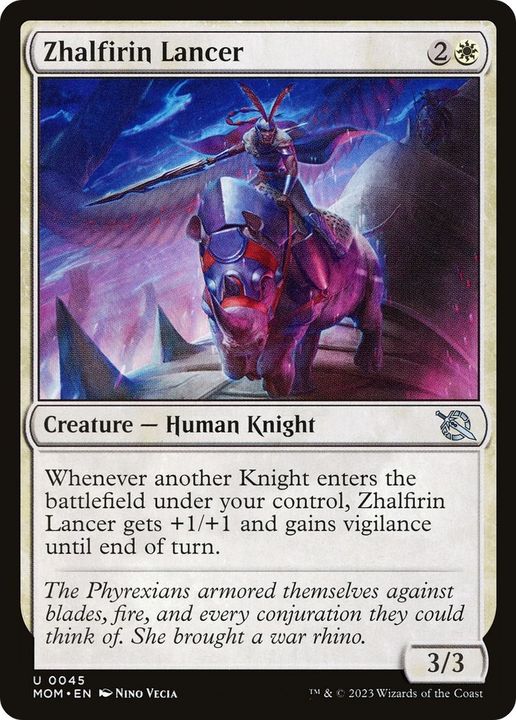 Zhalfirin Lancer in the group Magic the Gathering / Types / Creatures / Human at Proxyprinters.com (14533)