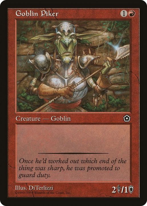 Goblin Piker in the group Magic the Gathering / Types / Creatures / Warrior at Proxyprinters.com (14547)