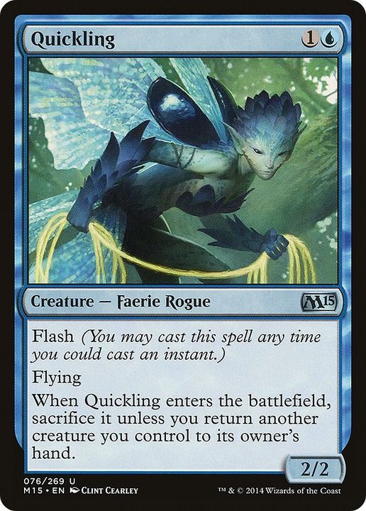 Quickling in the group Magic the Gathering / Types / Colors / Blue at Proxyprinters.com (14563)