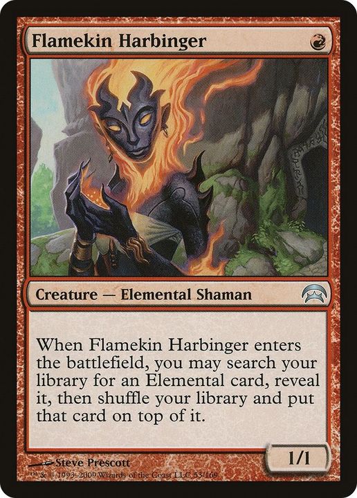 Flamekin Harbinger in the group Magic the Gathering / Types / Colors / Red at Proxyprinters.com (14578)