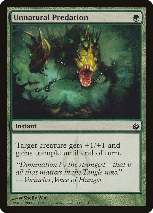 Unnatural Predation in the group Magic the Gathering / Sets / Miscellaneous Book Promos at Proxyprinters.com (14582)