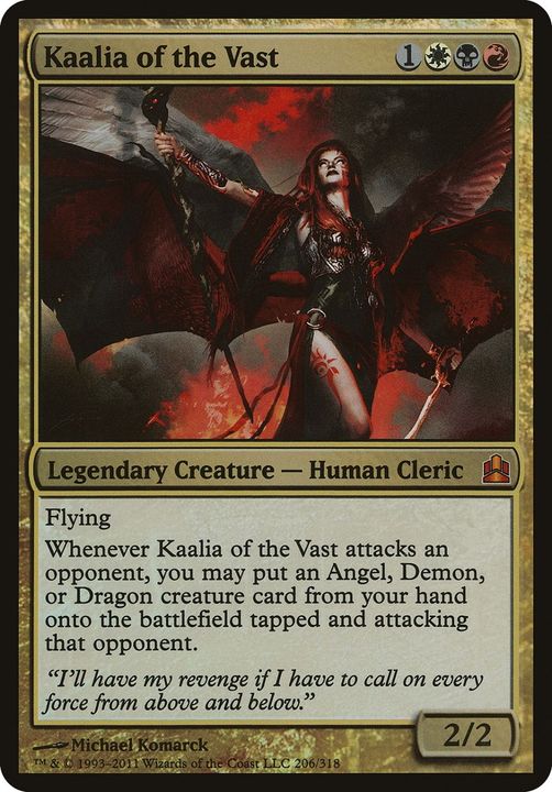 Kaalia of the Vast in the group Magic the Gathering / Types / Colors / Multicolors / B, R, W at Proxyprinters.com (14589)