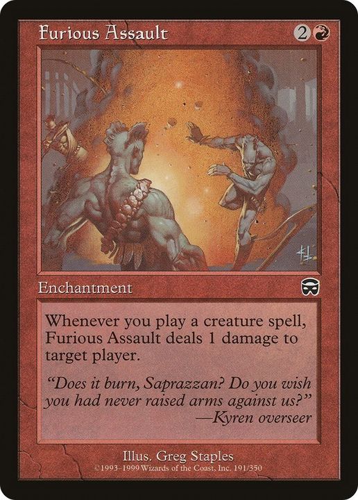 Furious Assault in the group Magic the Gathering / Types / Enchantment / Enchantment at Proxyprinters.com (14593)