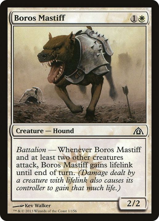 Boros Mastiff in the group Magic the Gathering / Sets / Dragon's Maze at Proxyprinters.com (14597)