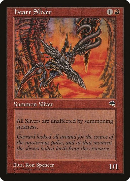 Heart Sliver in the group Magic the Gathering / Types / Colors / Red at Proxyprinters.com (14601)