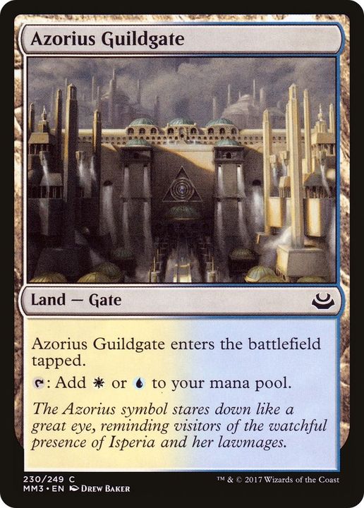 Azorius Guildgate in the group Magic the Gathering / Types / Colors / Colorless at Proxyprinters.com (14609)