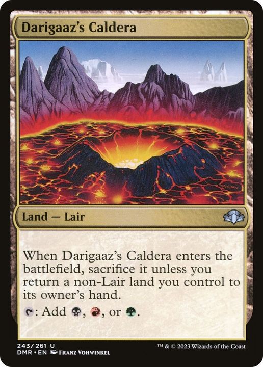 Darigaaz's Caldera in the group Magic the Gathering / Types / Colors / Colorless at Proxyprinters.com (14615)