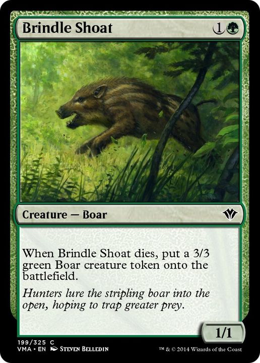 Brindle Shoat in the group Magic the Gathering / Types / Colors / Green at Proxyprinters.com (1469)