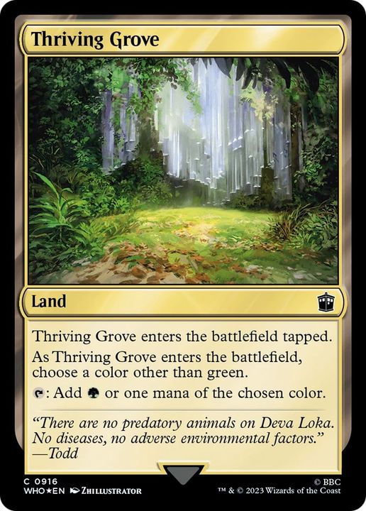 Thriving Grove in the group Magic the Gathering / Sets / Doctor Who at Proxyprinters.com (14695)