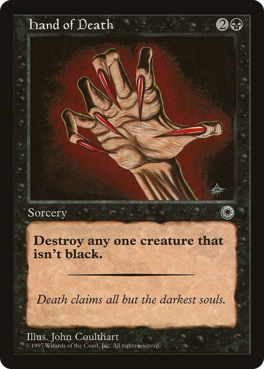 Hand of Death in the group Magic the Gathering / Sets / Portal at Proxyprinters.com (14705)