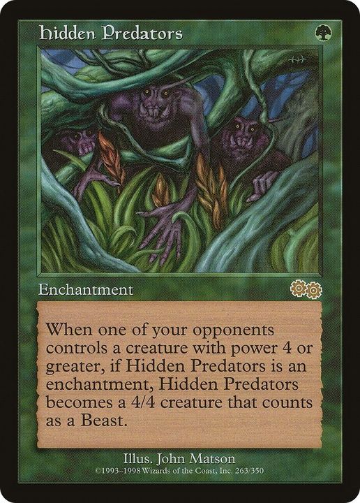 Hidden Predators in the group Magic the Gathering / Types / Enchantment / Enchantment at Proxyprinters.com (14716)