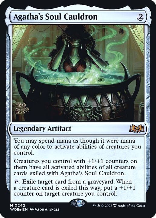 Agatha's Soul Cauldron in the group Magic the Gathering / Sets / Wilds of Eldraine Tokens at Proxyprinters.com (1472)