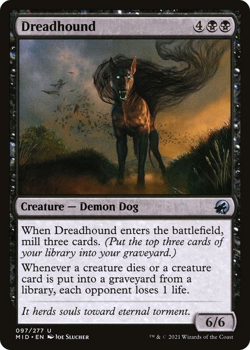 Dreadhound in the group Magic the Gathering / Types / Colors / Black at Proxyprinters.com (14722)