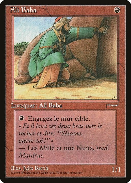 Ali Baba in the group Magic the Gathering / Types / Creatures / Human at Proxyprinters.com (14733)