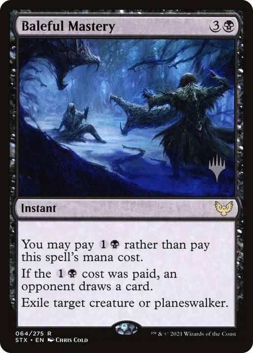 Baleful Mastery in the group Magic the Gathering / Types / Colors / Black at Proxyprinters.com (1474)