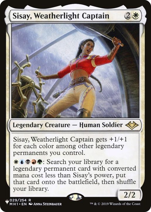 Sisay, Weatherlight Captain in the group Magic the Gathering / Sets / The List at Proxyprinters.com (14746)