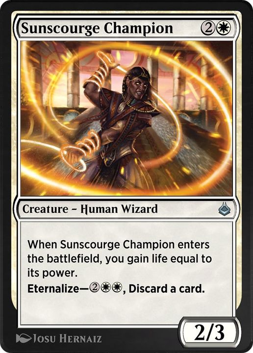 Sunscourge Champion in the group Magic the Gathering / Types / Creatures / Wizard at Proxyprinters.com (14756)