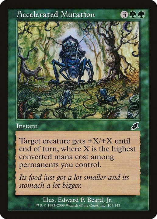 Accelerated Mutation in the group Magic the Gathering / Types / Colors / Green at Proxyprinters.com (14779)