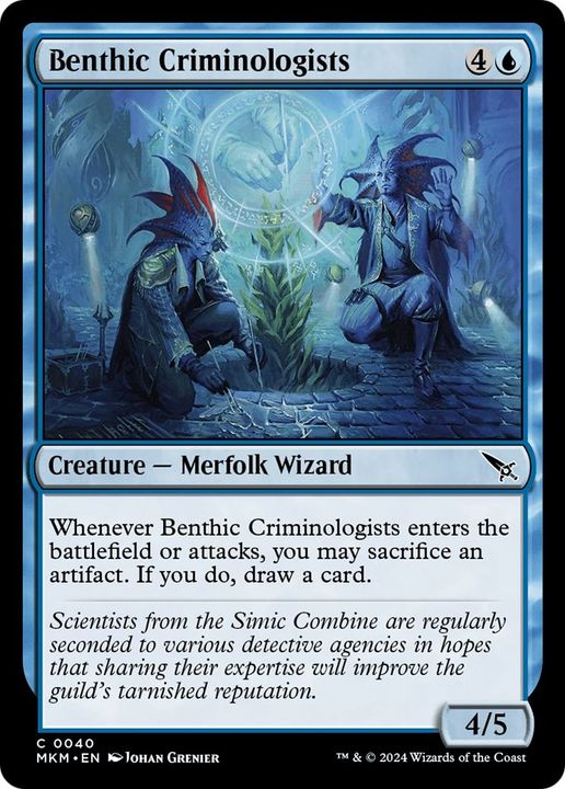 Benthic Criminologists in the group Magic the Gathering / Types / Creatures / Wizard at Proxyprinters.com (14796)