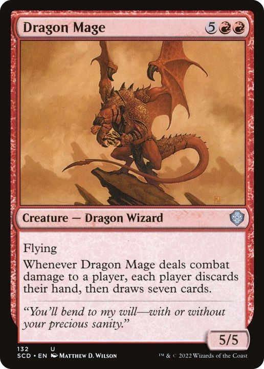 Dragon Mage in the group Magic the Gathering / Types / Creatures / Wizard at Proxyprinters.com (14809)