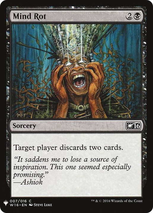 Mind Rot in the group Magic the Gathering / Types / Colors / Black at Proxyprinters.com (14811)