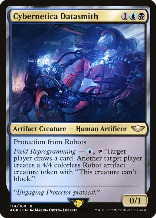 Cybernetica Datasmith in the group Magic the Gathering / Sets / Warhammer 40,000 Tokens at Proxyprinters.com (14842)