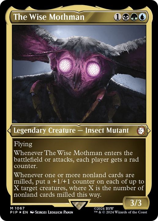 The Wise Mothman in the group Magic the Gathering / Sets / Fallout at Proxyprinters.com (14849)