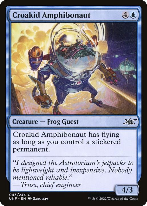 Croakid Amphibonaut in the group Magic the Gathering / Types / Colors / Blue at Proxyprinters.com (14850)