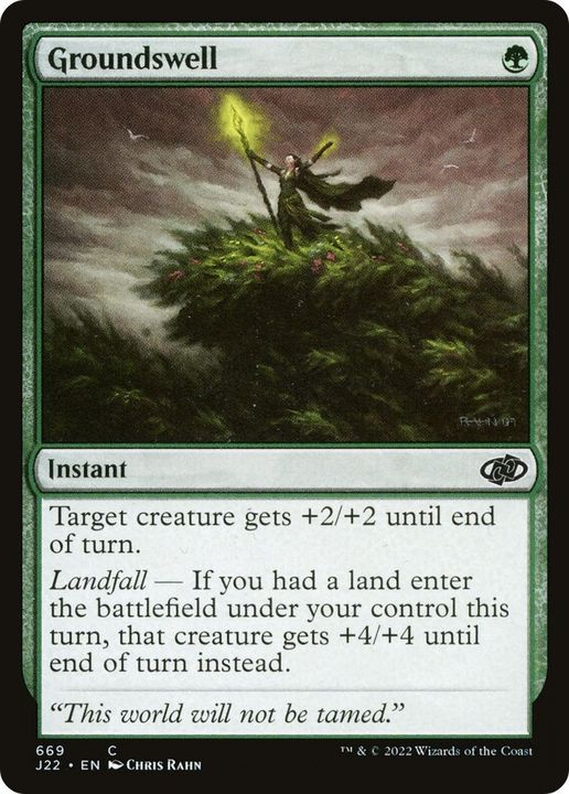 Groundswell in the group Magic the Gathering / Types / Colors / Green at Proxyprinters.com (1490)