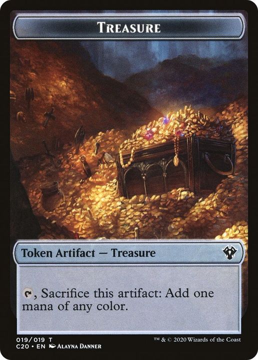 Treasure in the group Magic the Gathering / Sets / Commander 2020 Tokens at Proxyprinters.com (14901)