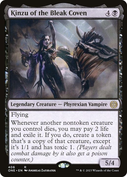 Kinzu of the Bleak Coven in the group Magic the Gathering / Types / Colors / Black at Proxyprinters.com (14916)