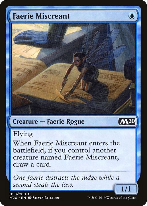 Faerie Miscreant in the group Magic the Gathering / Types / Colors / Blue at Proxyprinters.com (14946)