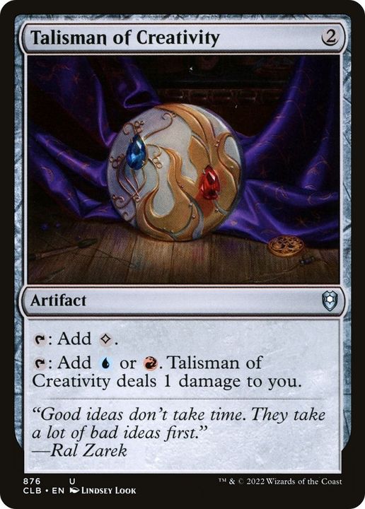 Talisman of Creativity in the group Magic the Gathering / Sets / Commander Legends: Battle for Baldur's Gate at Proxyprinters.com (14961)