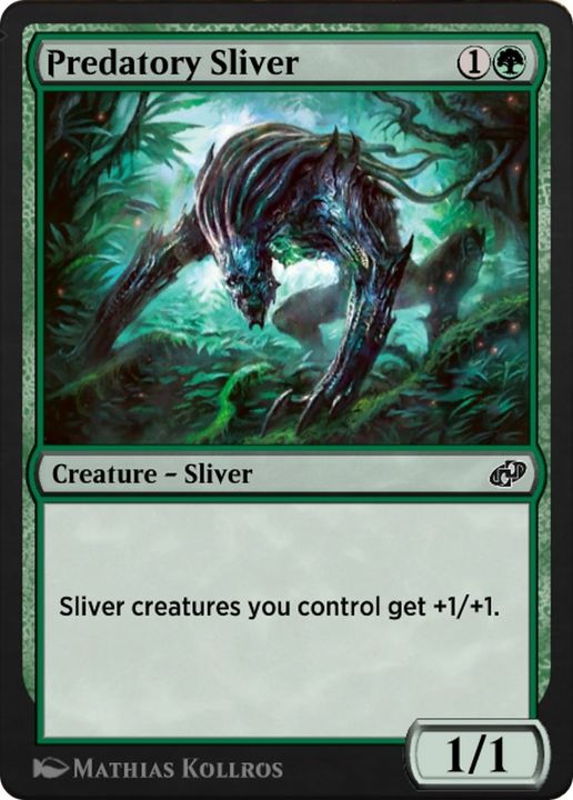 Predatory Sliver in the group Magic the Gathering / Types / Colors / Green at Proxyprinters.com (14964)