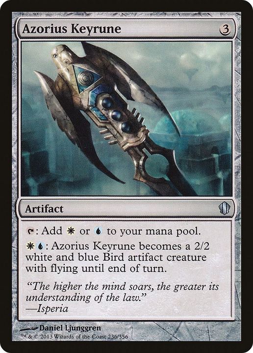 Azorius Keyrune in the group Magic the Gathering / Types / Artifacts / Artifact at Proxyprinters.com (14973)